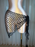 LATINA SHELL CROCHET BLACK