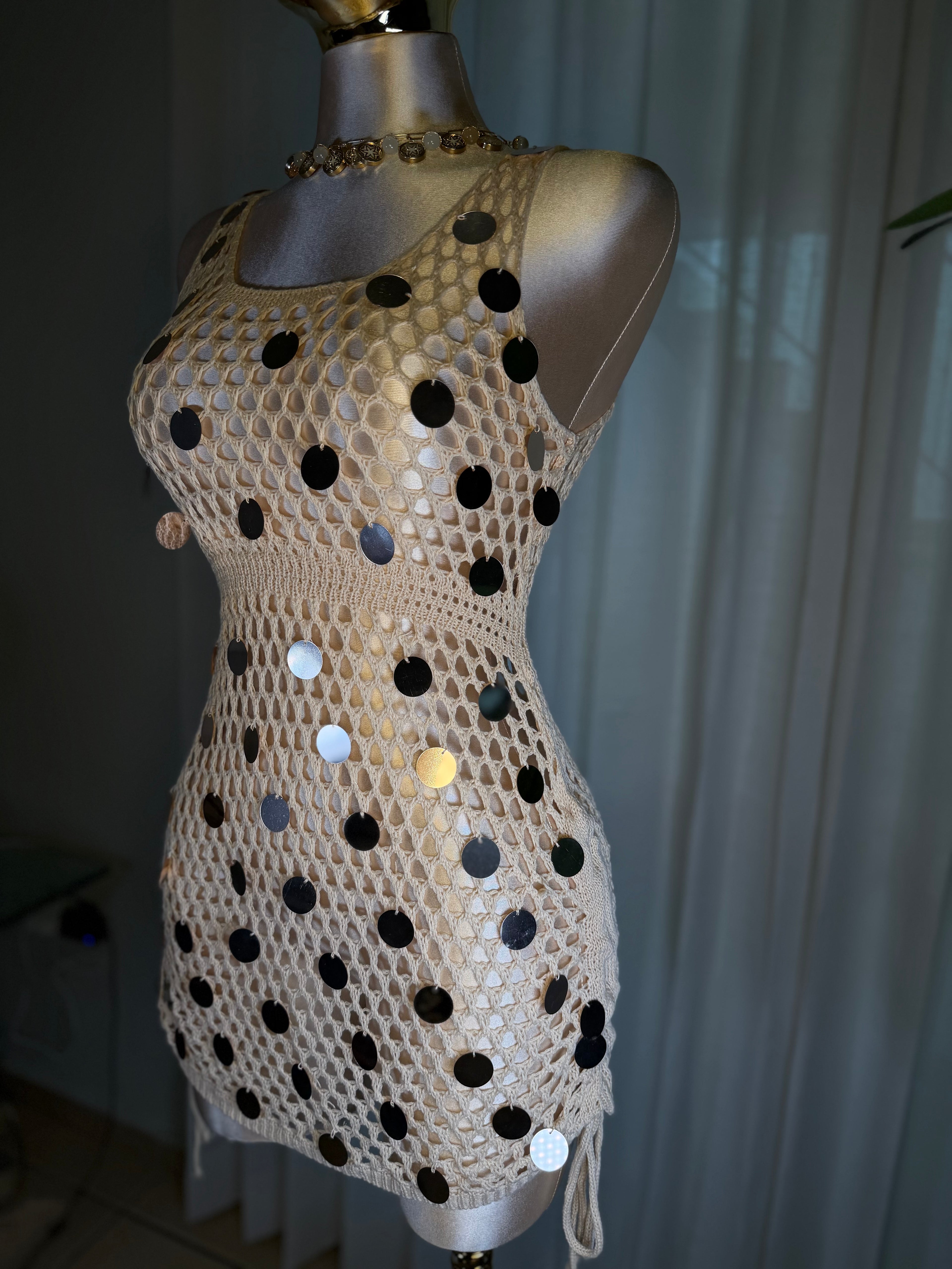 GOLDEN AURA DRESS